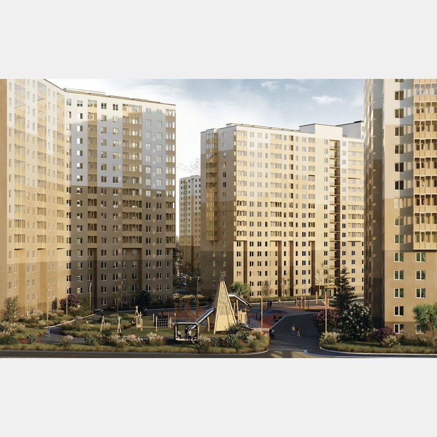 Квартира-студия, 25,2 м², 16/17 эт.
