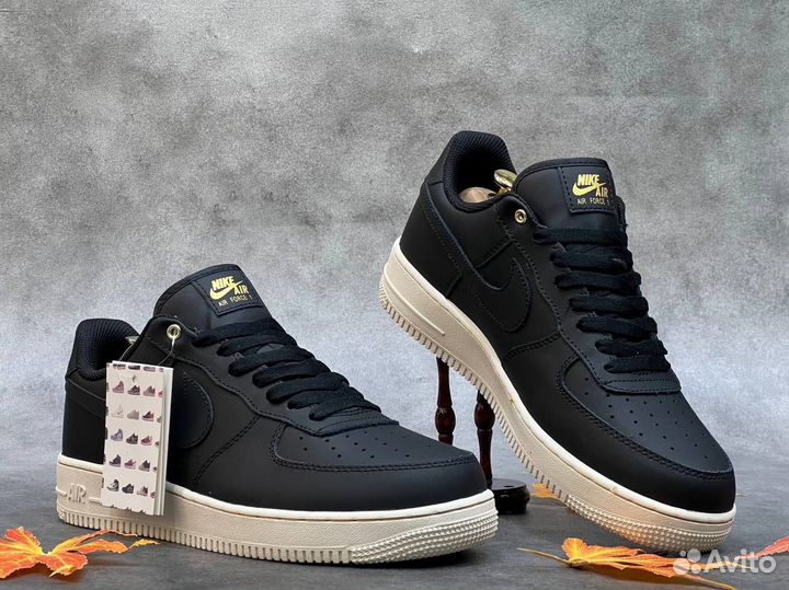 Nike air force 1 чёрные разм. 43