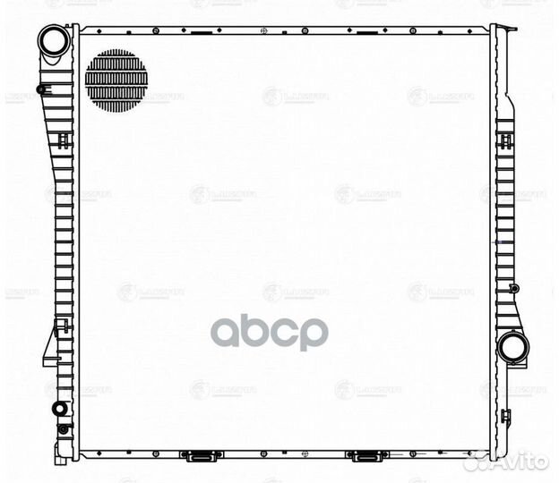 Радиатор охлаждения двигателя BMW X5(E53) 00- l