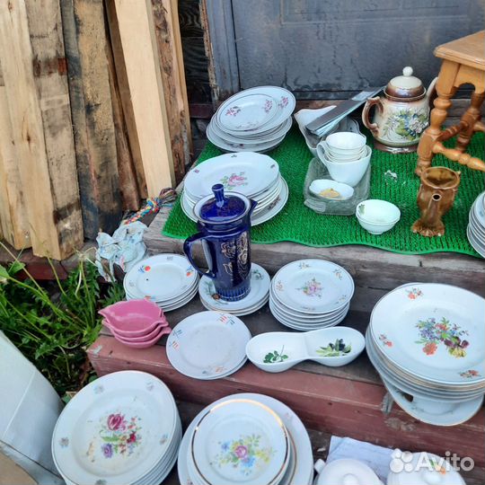 Тарелки СССР разные много