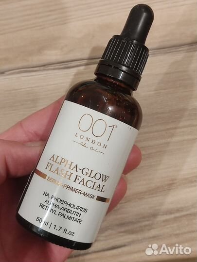 001 skincare london Alpha-Glow сыворотка 3 в 1