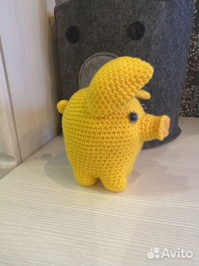 Вязаная игрушка Слон