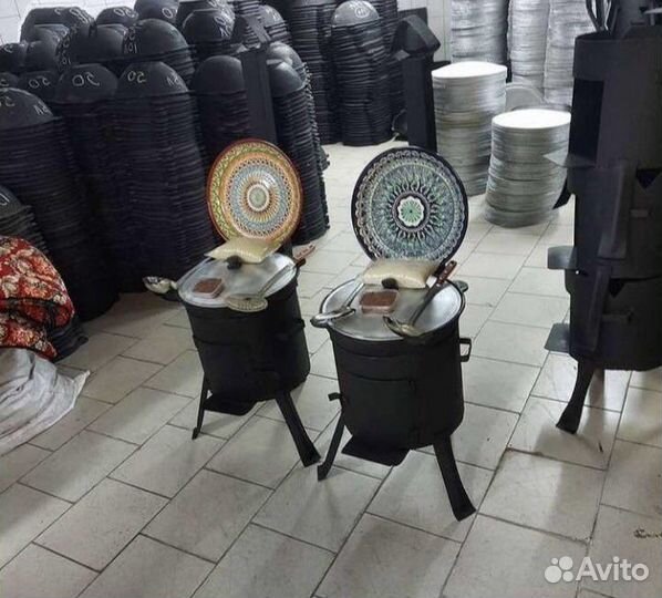 Казан с печкой+шумовка