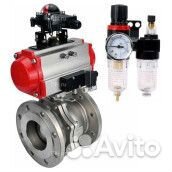 Кран шаровой DN.ru BV3232P(2pc) -FP-F-ISO-R Ду250 Ру16 полнопроходной двухходовой, нержавеющая сталь