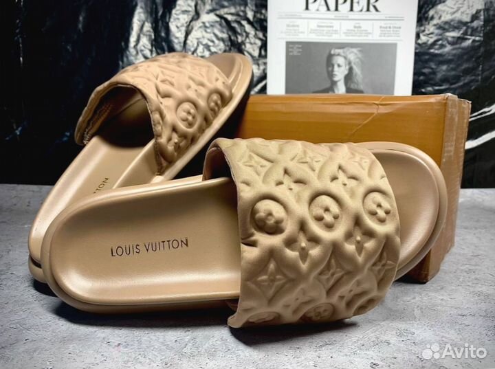 Сланцы женские louis vuitton