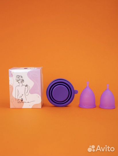 Менструальные чаши новые. Набор