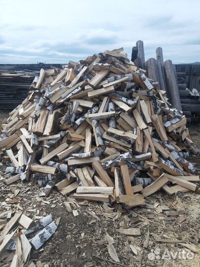 Дрова березовые колотые,газель