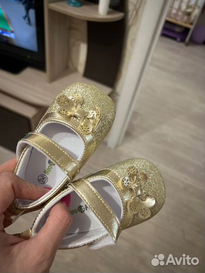Туфельки-пинетки для девочки