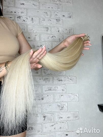 Волосы для наращивания блонд