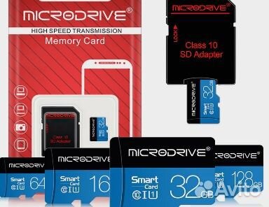 Micro SD карты 32GB 64гб