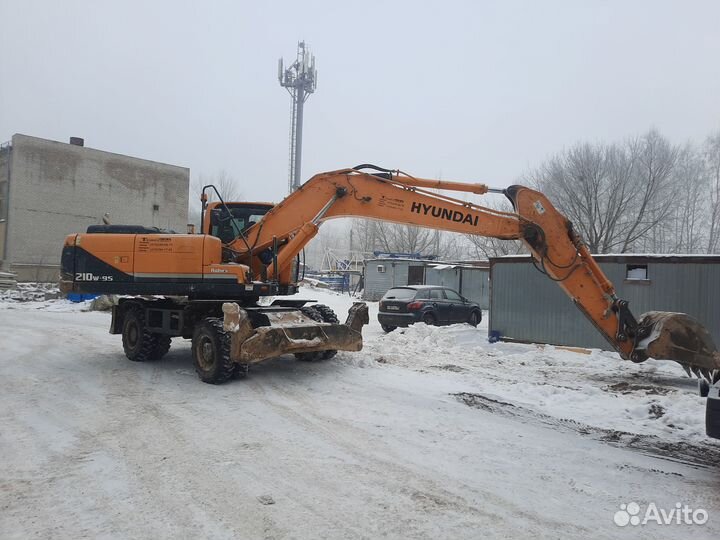 Экскаватор колесный полноповоротный