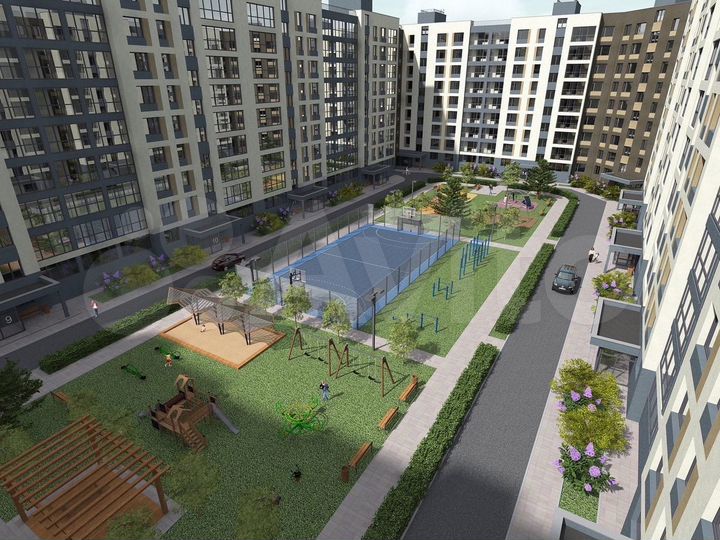 3-к. квартира, 75,4 м², 1/9 эт.