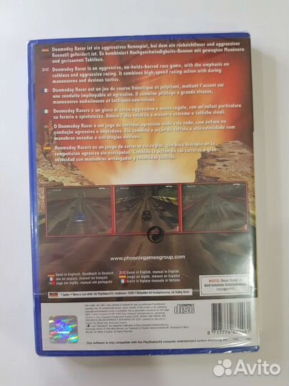 PS2 Doomsday Racers. Лицензия (NEW)