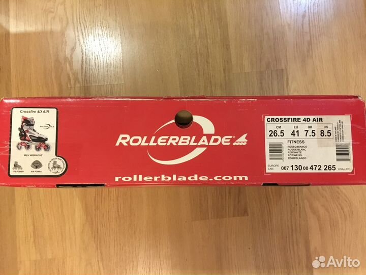 Rollerblade Crossfire 4D Air размер 40-41