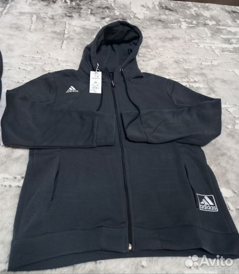 Спортивный костюм на флисе мужской adidas