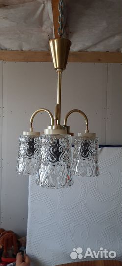 Люстра СССР хрусталь