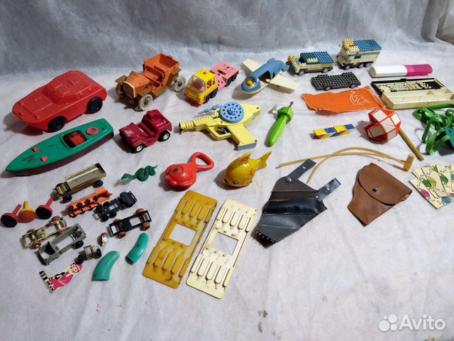 Детские игрушки времен СССР, пакетом