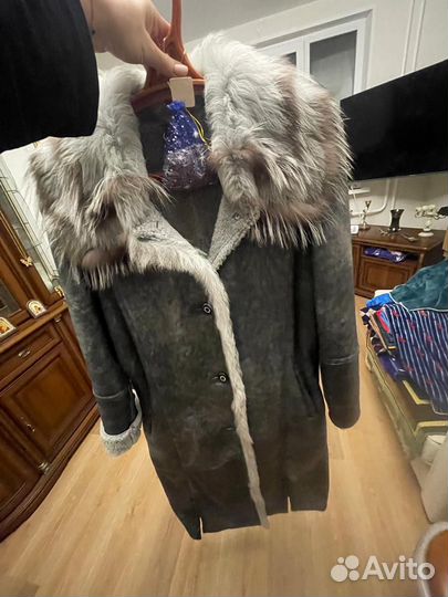 Дублёнка кожаная 50 размер