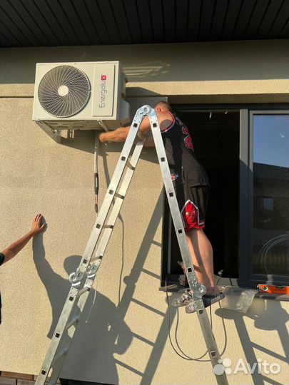 Установка кондиционеров монтаж сплит систем
