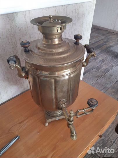 Самовар на дровах старинный