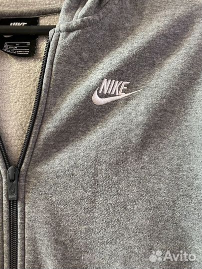 Зип худи nike серая оригинал