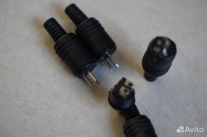 Новые, разъем точка-тире 4шт