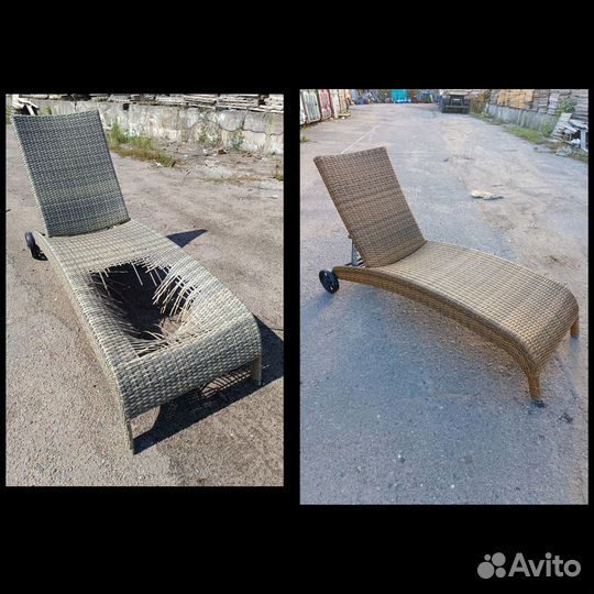 Реставрация мебели из искусственного ротанга