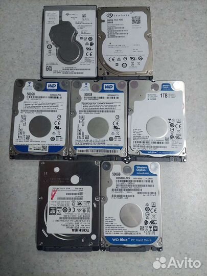 Жесткие диски HDD SATA 2.5 500-1000Гб