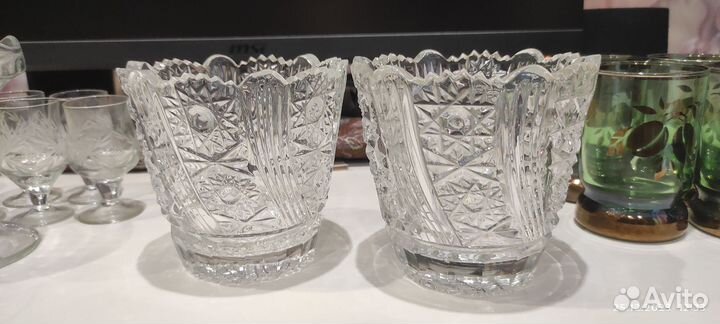 Ваза хрустальная