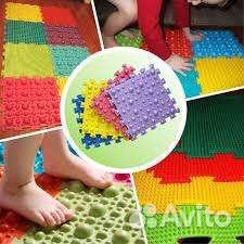 Ортопедический коврик пазл 6 шт