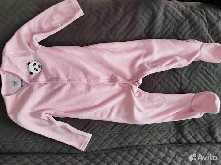 Боди велюровое для девочки