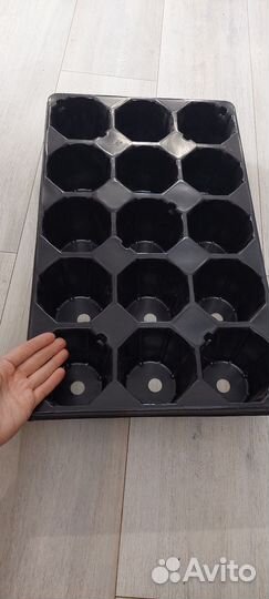 Кассеты для рассады крупные агрокассеты