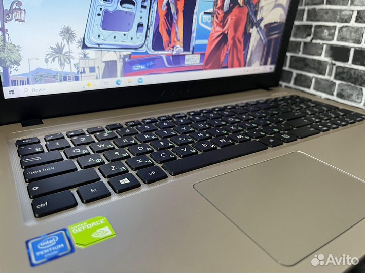 Мощный ноутбук Asus nvidia 920MX/4 ядра/SSD
