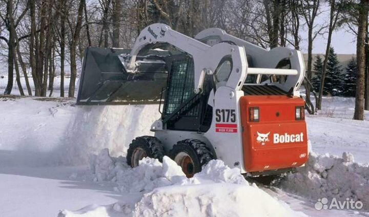 Услуги мини погрузчика Bobcat (молот, бур)