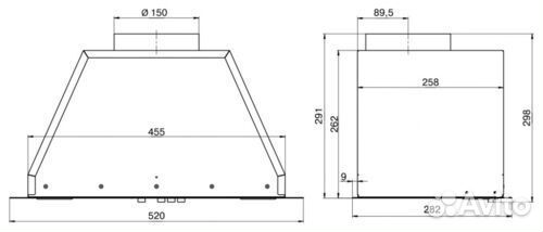 Вытяжка Elikor 52П-650-Э3Д