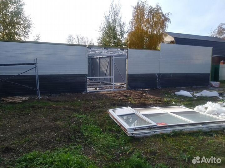 Сэндвич панель стеновая с минеральным утеплителем