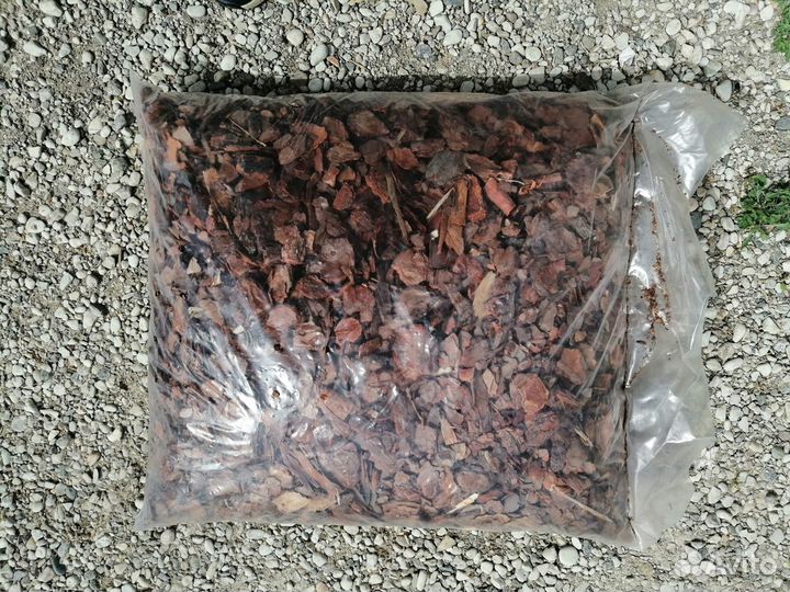 Кора сосны мульча