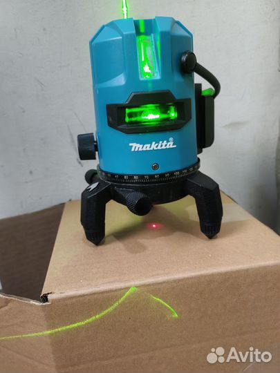 Лазерный уровень makita 5 лучей (зеленый )