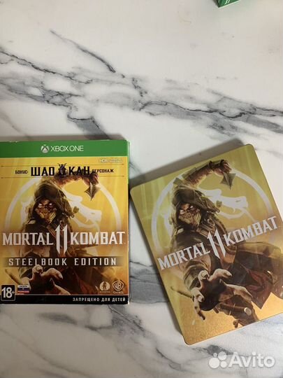 Диск mortal kombat 11 steelbook edition xbox one