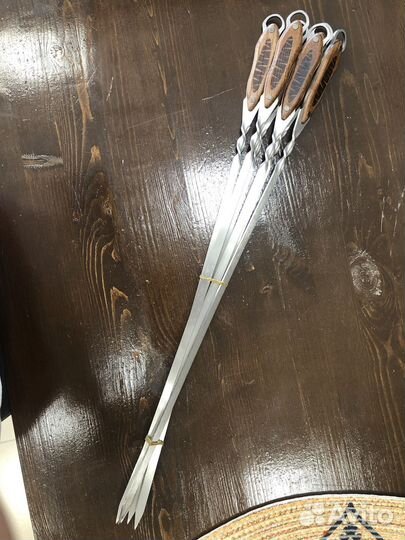 Набор шампуров 6 шт. Ручка Ясень