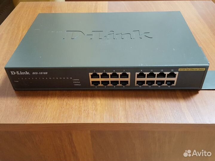 Коммутатор D-link DES-1016D