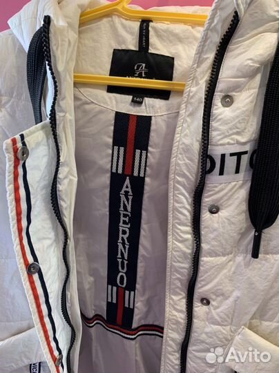 Пальто для девочки 140