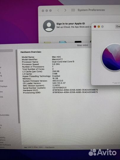 MacMini (late 2014) i5 16gb 256