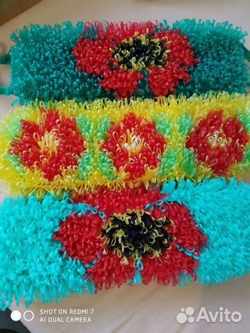 Мочалка ручная работа