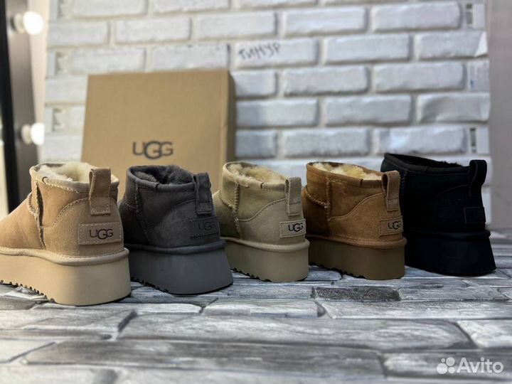 Угги Ugg classic ultra mini на платформе