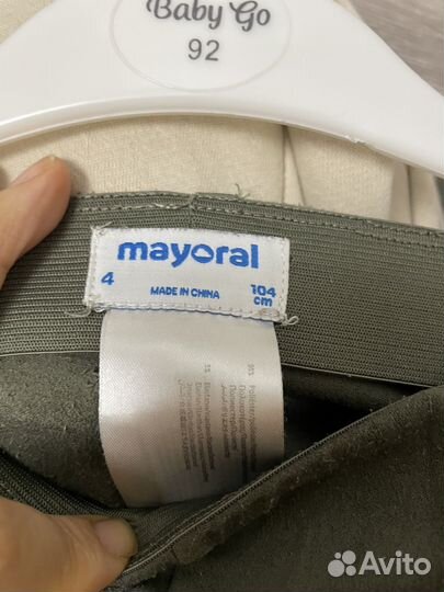 Брюки Mayoral 104 юбка Benetton 80-86