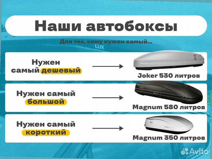 Аренда багажников на крышу авто С установкой