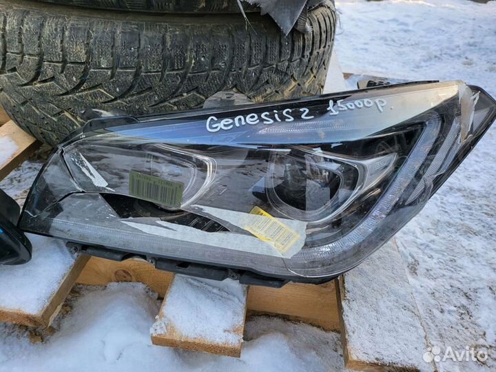 Фары оптика LED битые светодиодные Genesis G80