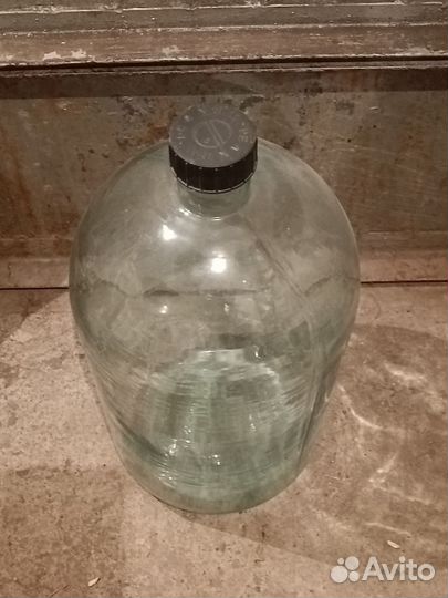 Бутыль стеклянная 20 литров