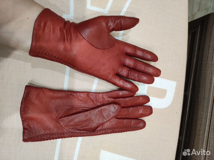Перчатки женские натуральная кожа, р.6-6,5